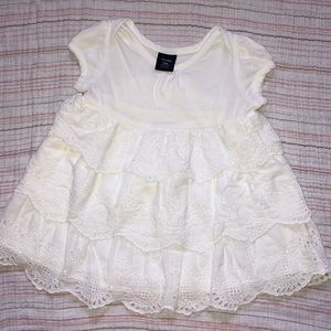 Baby gap white dress
